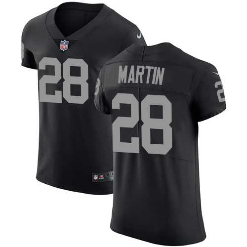Nike Oakland Raiders #28 Doug Martin Black Team Color Men's Stitched NFL Vapor Untouchable Elite Jersey