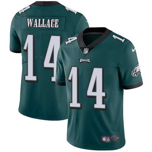 Nike Philadelphia Eagles #14 Mike Wallace Midnight Green Team Color Men's Stitched NFL Vapor Untouchable Limited Jersey