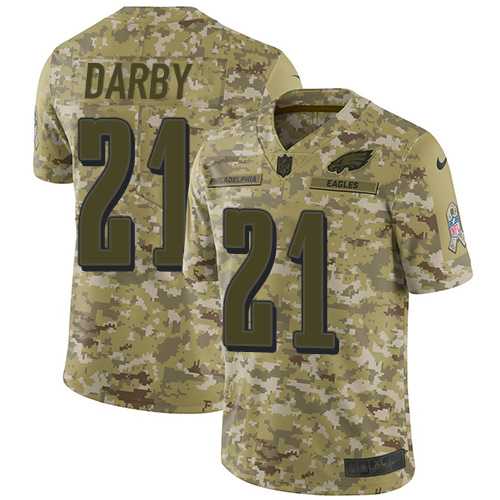 Nike Philadelphia Eagles #21 Ronald Darby Camo Men's Stitched NFL Limited 2018 Salute To Service Jersey