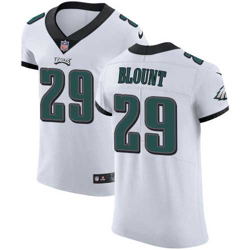 Nike Philadelphia Eagles #29 LeGarrette Blount White Men's Stitched NFL Vapor Untouchable Elite Jersey