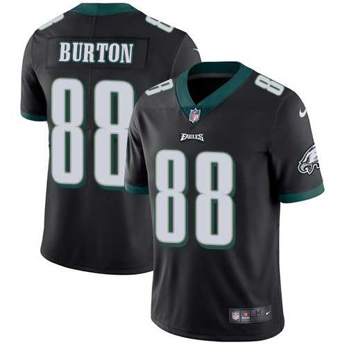 Nike Philadelphia Eagles #88 Trey Burton Black Alternate Men's Stitched NFL Vapor Untouchable Limited Jersey