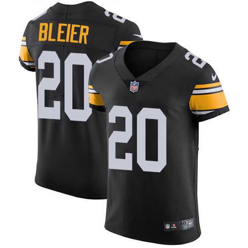 Nike Pittsburgh Steelers #20 Rocky Bleier Black Alternate Men's Stitched NFL Vapor Untouchable Elite Jersey