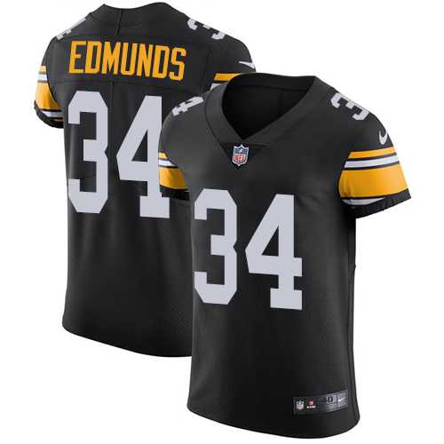 Nike Pittsburgh Steelers #34 Terrell Edmunds Black Alternate Men's Stitched NFL Vapor Untouchable Elite Jersey