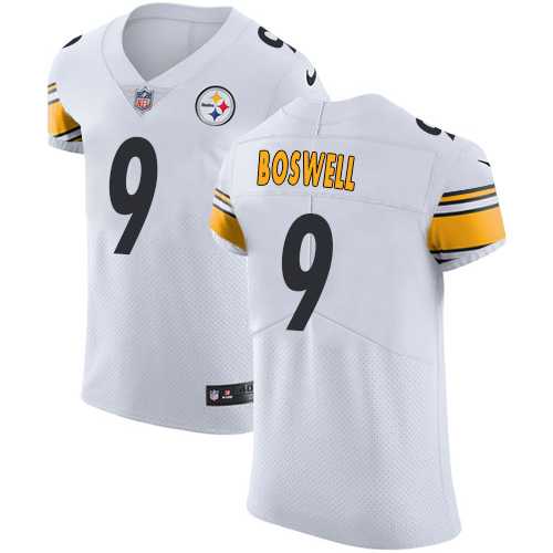 Nike Pittsburgh Steelers #9 Chris Boswell White Men's Stitched NFL Vapor Untouchable Elite Jersey
