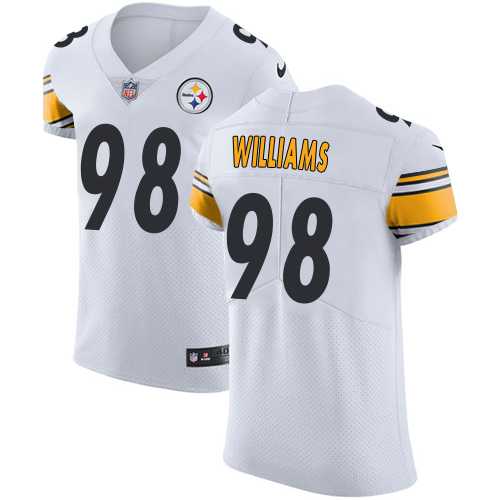 Nike Pittsburgh Steelers #98 Vince Williams White Men's Stitched NFL Vapor Untouchable Elite Jersey