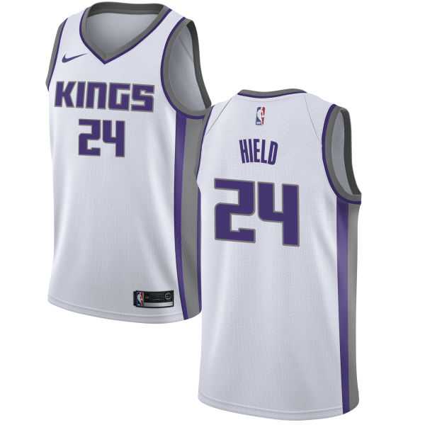 Nike Sacramento Kings #24 Buddy Hield White NBA Swingman Association Edition Jersey
