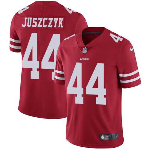 Nike San Francisco 49ers #44 Kyle Juszczyk Red Team Color Men's Stitched NFL Vapor Untouchable Limited Jersey