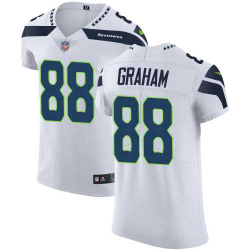 Nike Seattle Seahawks #88 Jimmy Graham White Men's Stitched NFL Vapor Untouchable Elite Jersey