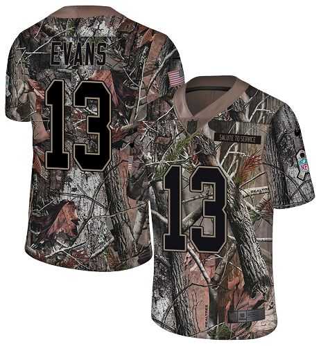 Nike Tampa Bay Buccaneers #13 Mike Evans Camo Men's Stitched NFL Limited Rush Realtree Jersey