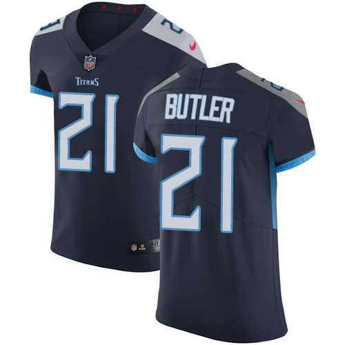 Nike Tennessee Titans #21 Malcolm Butler Navy Blue Alternate Men's Stitched NFL Vapor Untouchable Elite Jersey