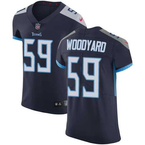 Nike Tennessee Titans #59 Wesley Woodyard Navy Blue Alternate Men's Stitched NFL Vapor Untouchable Elite Jersey