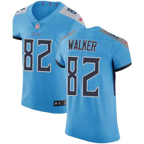 Nike Tennessee Titans #82 Delanie Walker Light Blue Team Color Men's Stitched NFL Vapor Untouchable Elite Jersey