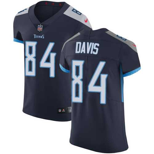 Nike Tennessee Titans #84 Corey Davis Navy Blue Alternate Men's Stitched NFL Vapor Untouchable Elite Jersey