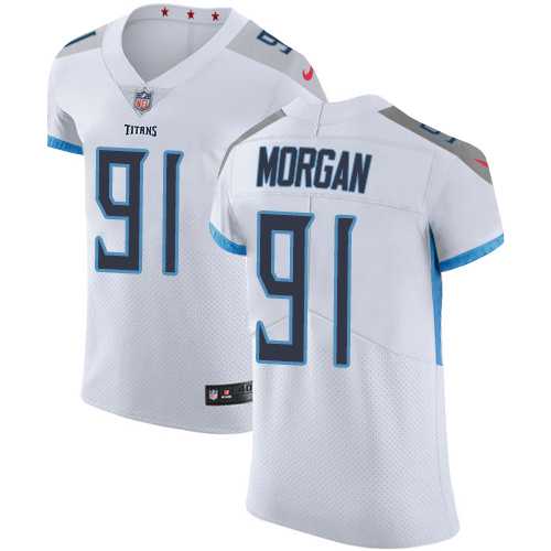 Nike Tennessee Titans #91 Derrick Morgan White Men's Stitched NFL Vapor Untouchable Elite Jersey