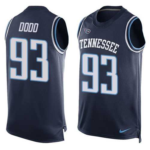 Nike Tennessee Titans #93 Kevin Dodd Navy Blue Alternate Men's Stitched NFL Limited Tank Top Jersey