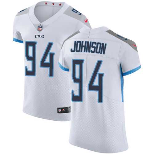 Nike Tennessee Titans #94 Austin Johnson White Men's Stitched NFL Vapor Untouchable Elite Jersey