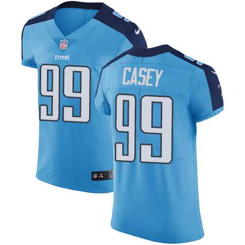 Nike Tennessee Titans #99 Jurrell Casey Light Blue Team Color Men's Stitched NFL Vapor Untouchable Elite Jersey