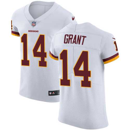 Nike Washington Redskins #14 Ryan Grant White Men's Stitched NFL Vapor Untouchable Elite Jersey