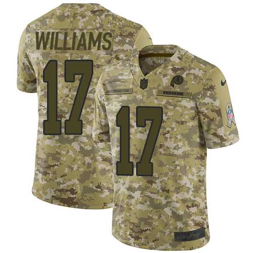 Nike Washington Redskins #17 Doug Williams Camo Men's Stitched NFL Limited 2018 Salute To Service Jersey