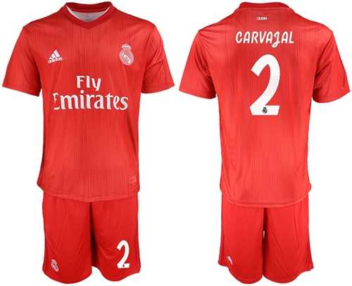 Real Madrid #2 Carvajal Third Soccer Club Jersey