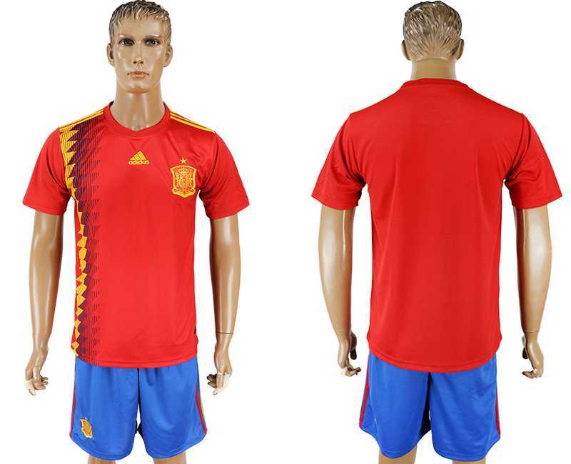 Spain Home 2018 FIFA World Cup Soccer Jersey