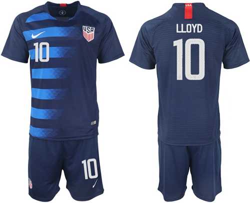 USA #10 Lloyd Away Soccer Country Jersey
