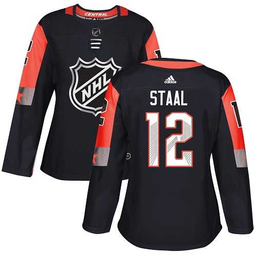Women's Adidas Minnesota Wild #12 Eric Staal Black 2018 All-Star Central Division Authentic Stitched NHL