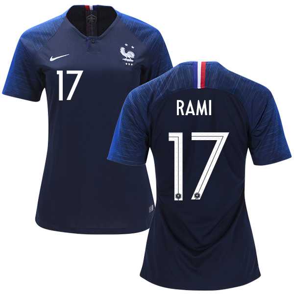 Women's France #17 Rami Home Soccer Country Jersey