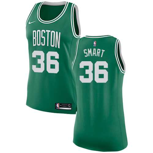 Women's Nike Boston Celtics #36 Marcus Smart Green NBA Swingman Icon Edition Jersey