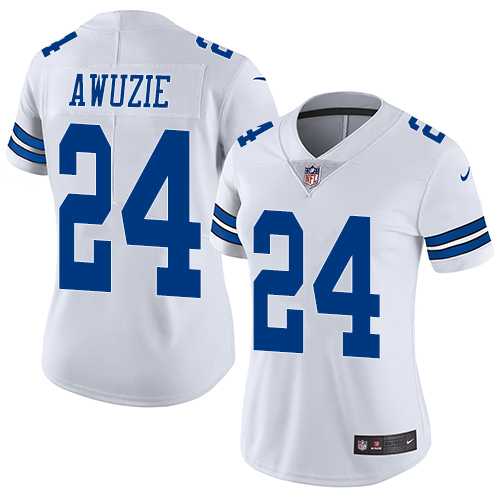 Women's Nike Dallas Cowboys #24 Chidobe Awuzie White Stitched NFL Vapor Untouchable Limited Jersey