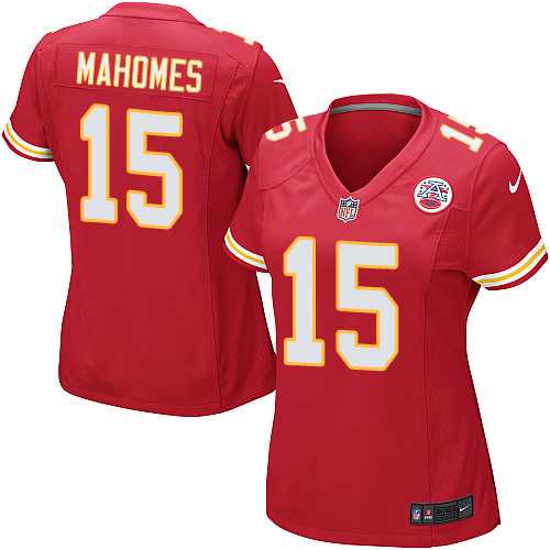 Women's Nike Kansas City Chiefs #15 Patrick Mahomes Red Team Color Stitched NFL Elite Jersey