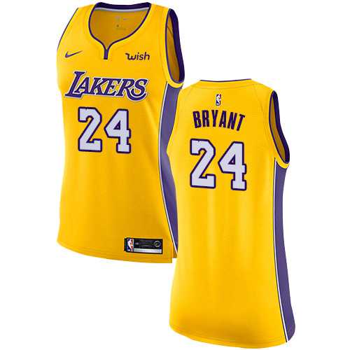 Women's Nike Los Angeles Lakers #24 Kobe Bryant Gold NBA Swingman Icon Edition Jersey