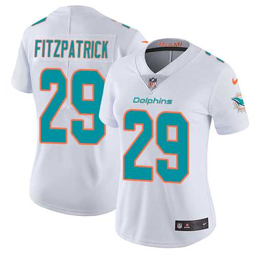 Women's Nike Miami Dolphins #29 Minkah Fitzpatrick White Stitched NFL Vapor Untouchable Limited Jersey