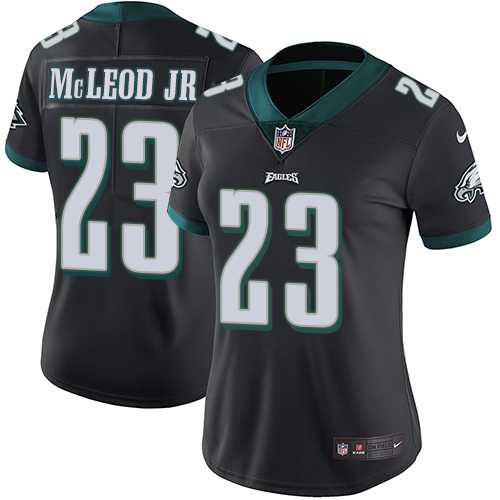 Women's Nike Philadelphia Eagles #23 Rodney McLeod Jr Black Alternate Stitched NFL Vapor Untouchable Limited Jersey