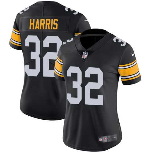 Women's Nike Pittsburgh Steelers #32 Franco Harris Black Alternate Stitched NFL Vapor Untouchable Limited Jersey