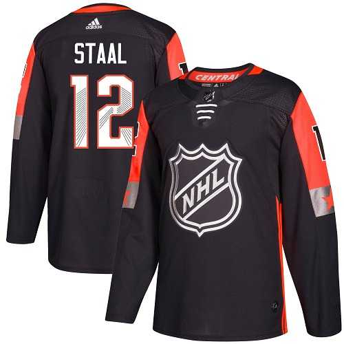 Youth Adidas Minnesota Wild #12 Eric Staal Black 2018 All-Star Central Division Authentic Stitched NHL