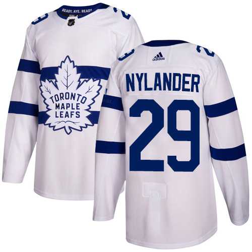 Youth Adidas Toronto Maple Leafs #29 William Nylander White Authentic 2018 Stadium Series Stitched NHL Jersey