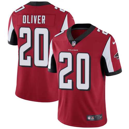 Youth Nike Atlanta Falcons #20 Isaiah Oliver Red Team Color Stitched NFL Vapor Untouchable Limited Jersey