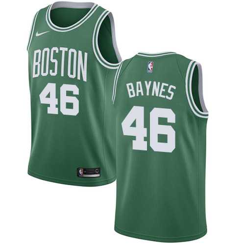 Youth Nike Boston Celtics #46 Aron Baynes Green NBA Swingman Icon Edition Jersey