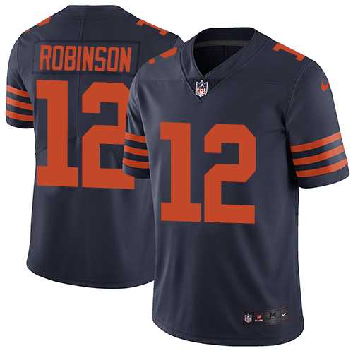 Youth Nike Chicago Bears #12 Allen Robinson Navy Blue Alternate Stitched NFL Vapor Untouchable Limited Jersey
