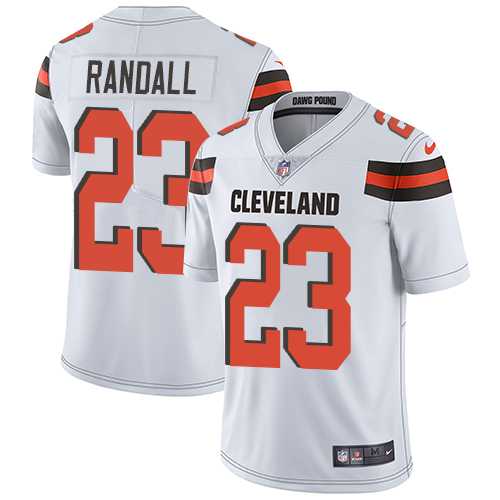 Youth Nike Cleveland Browns #23 Damarious Randall White Stitched NFL Vapor Untouchable Limited Jersey