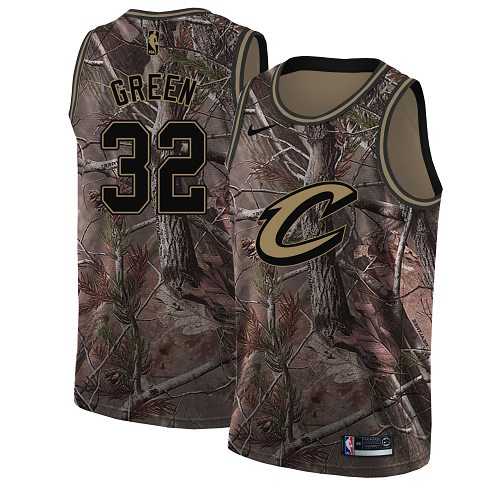 Youth Nike Cleveland Cavaliers #32 Jeff Green Camo NBA Swingman Realtree Collection Jersey