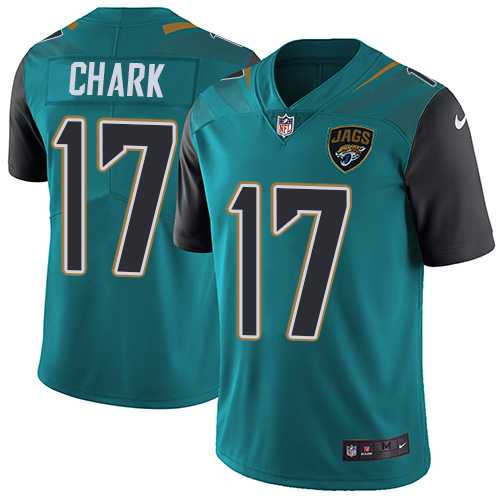 Youth Nike Jacksonville Jaguars #17 DJ Chark Teal Green Team Color Stitched NFL Vapor Untouchable Limited Jersey
