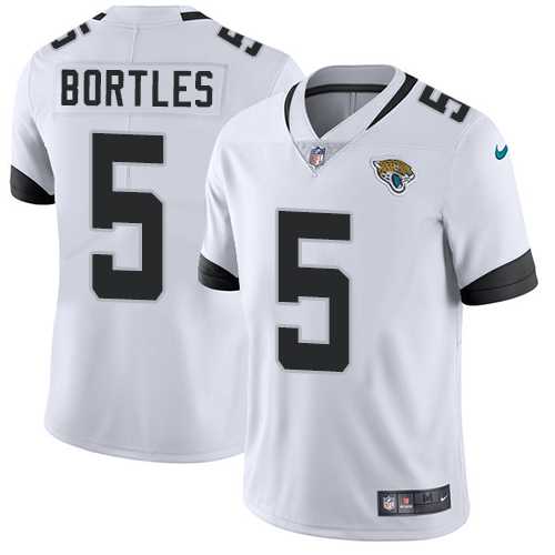 Youth Nike Jacksonville Jaguars #5 Blake Bortles White Stitched NFL Vapor Untouchable Limited Jersey