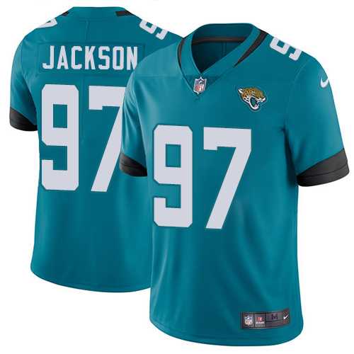 Youth Nike Jacksonville Jaguars #97 Malik Jackson Teal Green Team Color Stitched NFL Vapor Untouchable Limited Jersey