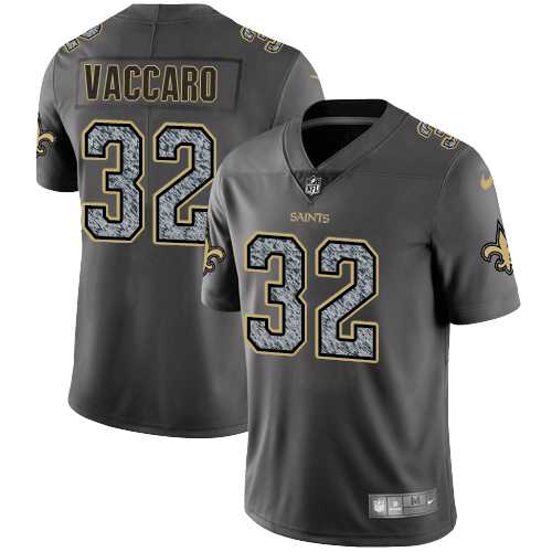 Youth Nike New Orleans Saints #32 Kenny Vaccaro Gray Static NFL Vapor Untouchable Limited Jersey