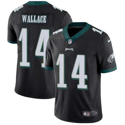 Youth Nike Philadelphia Eagles #14 Mike Wallace Black Alternate Stitched NFL Vapor Untouchable Limited Jersey