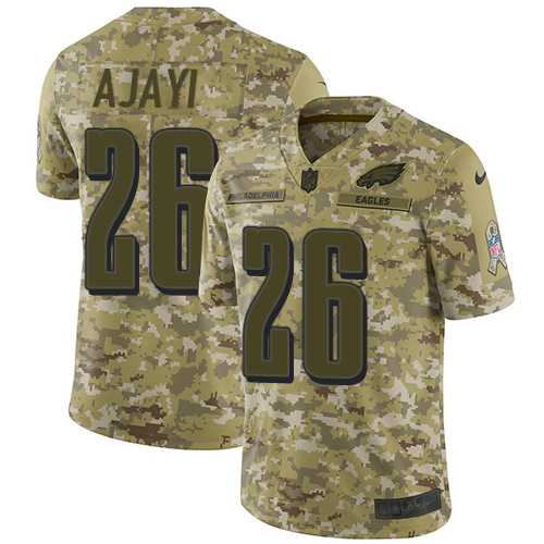 Youth Nike Philadelphia Eagles #26 Jay Ajayi Camo Stitched NFL Limited 2018 Salute to Service Jersey