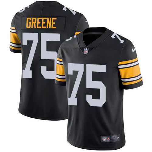 Youth Nike Pittsburgh Steelers #75 Joe Greene Black Alternate Stitched NFL Vapor Untouchable Limited Jersey