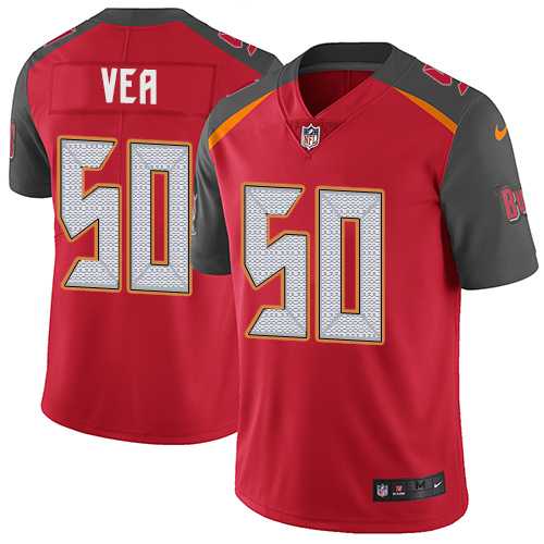 Youth Nike Tampa Bay Buccaneers #50 Vita Vea Red Team Color Stitched NFL Vapor Untouchable Limited Jersey